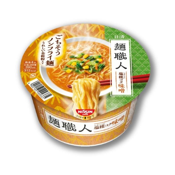 Nissin - Men Shokunin Miso with Whole Wheat and Kombu Noodles