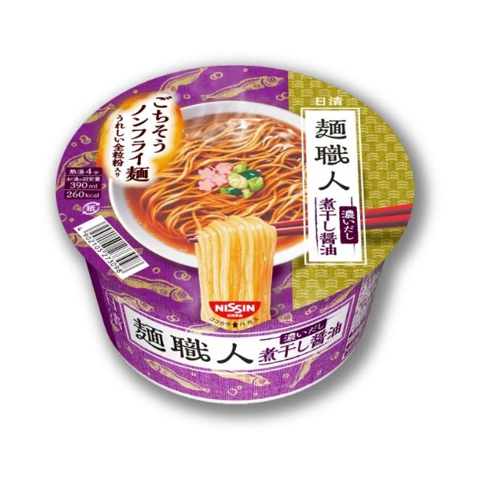 Nissin - Men Shokunin Thick Dashi Niboshi Soy Sauce with Whole Wheat Noodles