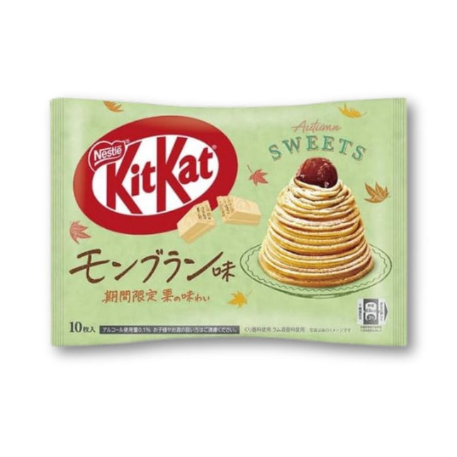 Sabor KitKat Mont Blanc de Japón Sabor 10 piezas