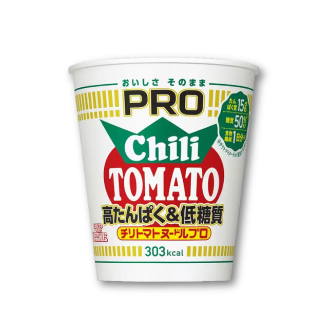 Nissin Cup Noodles PRO - Chili-Tomate Proteinreich &amp; Kohlenhydratarm