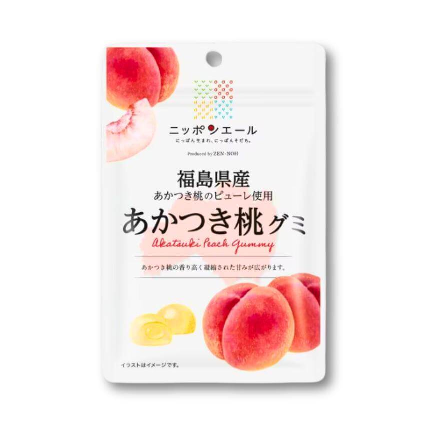 Nippon Ale Gummy- Fukushima Akatsuki peaches - Konbini Stop