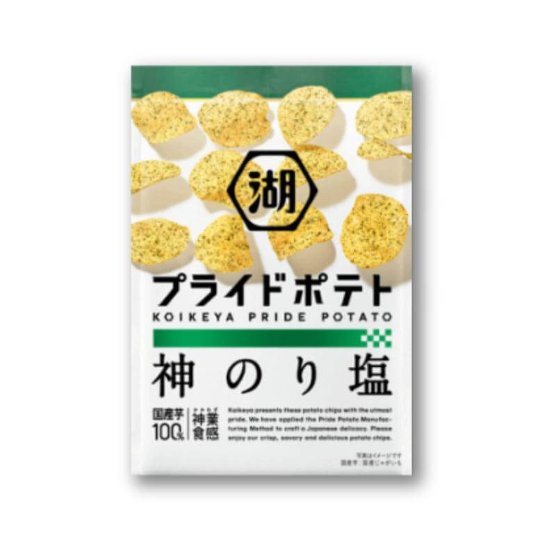 Koikeya PRIDE Potato Chips - Seaweed Salt - Konbini Stop