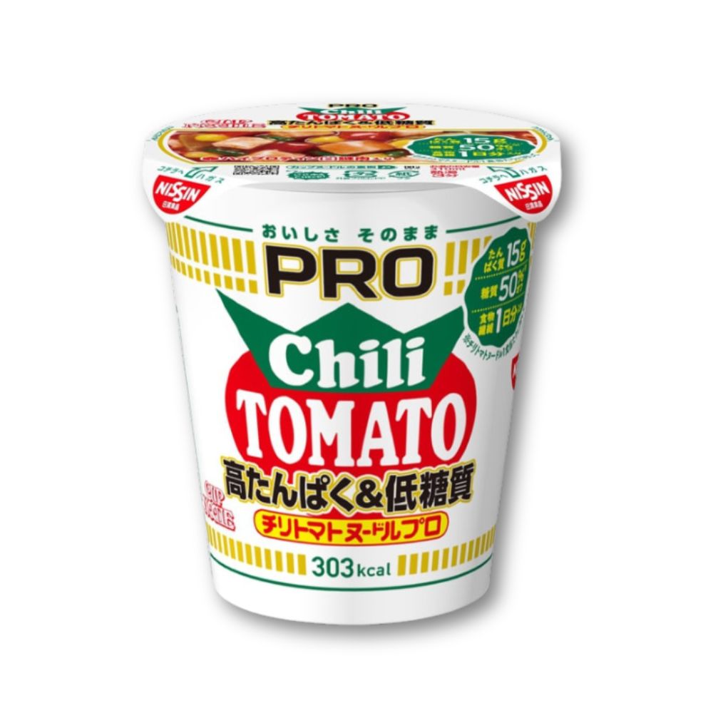 Nissin Cup Noodles PRO - Chili Tomato High Protein & Low Carbohydrate