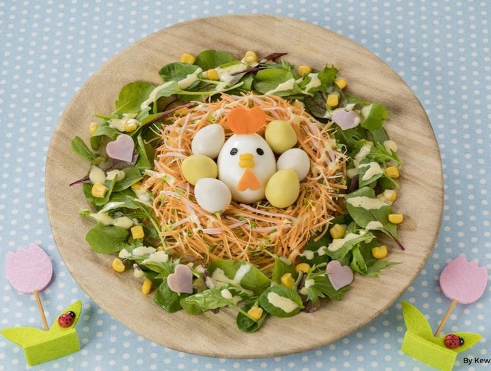 <h1>Carrot and Boiled Egg Nest Paysanne Salad</h1>