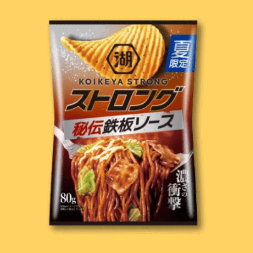 Koikeya STRONG Potato Chips - Secret Teppanyaki Sauce