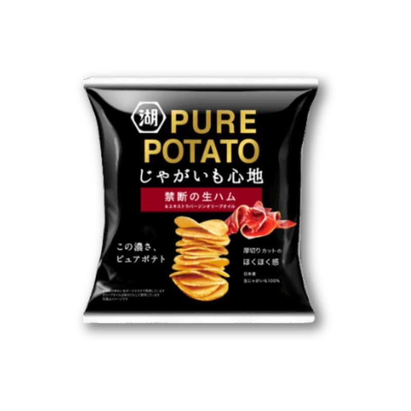 Koikeya Pure Potato Chips - Raw Ham - Konbini Stop