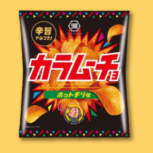 Koikeya Karamucho Potato Chips - Hot Chili