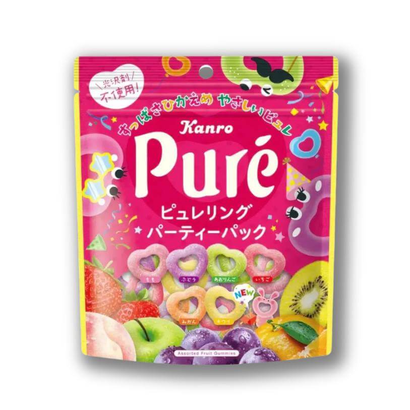 Pure Ring Gummy Party Pack - Assorted Fruits - Konbini Stop