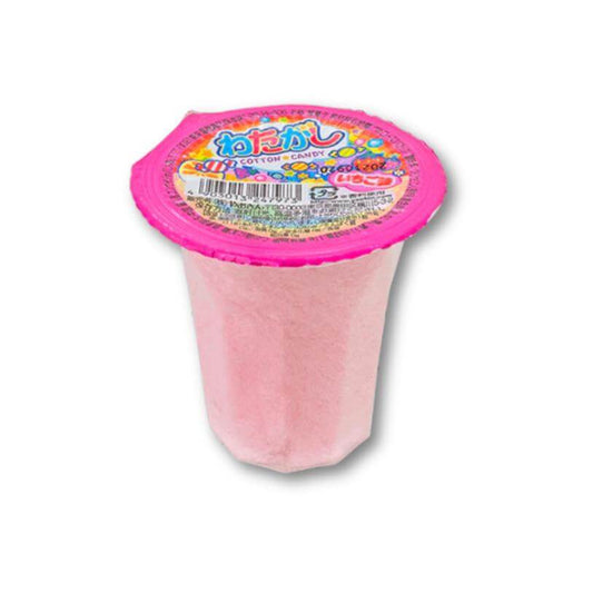 YaoKin - Cup Cotton Candy Strawberry - Konbini Stop