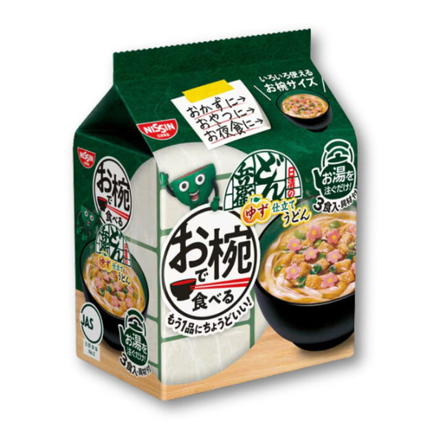 Nissin Donbei en un tazón - Paquete de 3 comidas