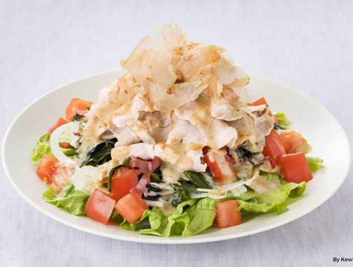 <h1>Pork Shabu-Shabu Salad with Deep-Fried Sesame Dressing</h1>