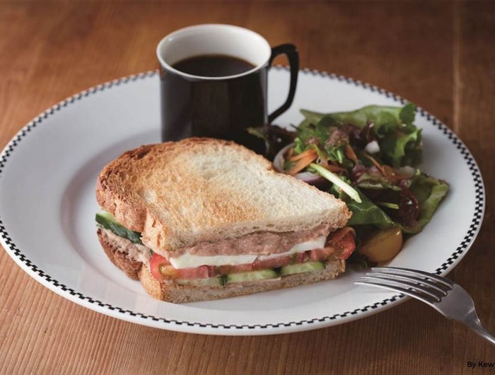 <h1>Beef Terrine & Cheese Salad Sandwich with Kewpie Separated French Dressing</h1>