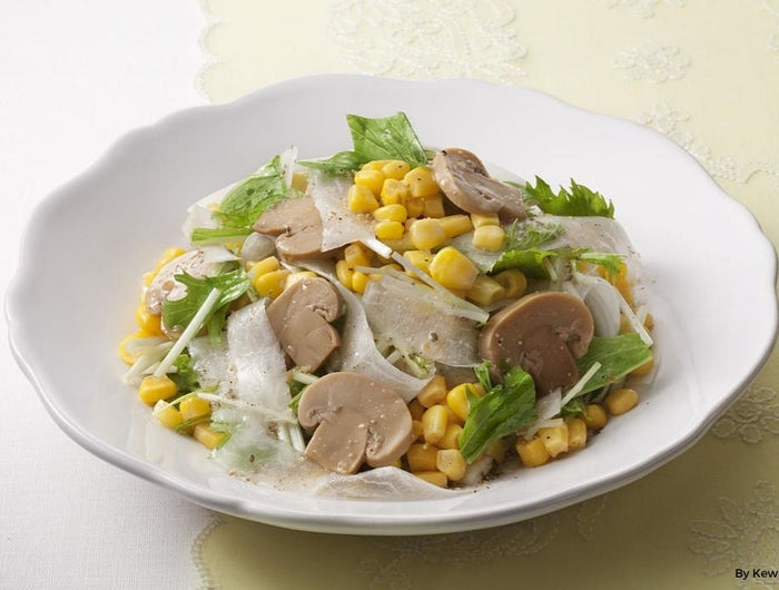 <h1>Ribboned Daikon and Mushroom Salad</h1>