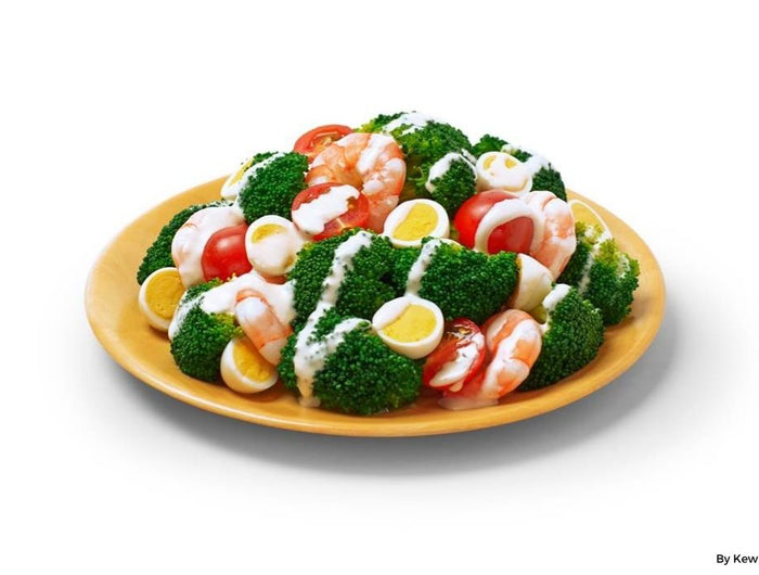 <h1>Shrimp, Broccoli, and Mixed Bean Salad</h1>