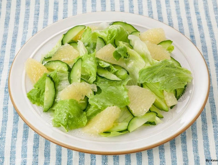 <h1>Grapefruit Green Salad with Kewpie Separated French Dressing</h1>