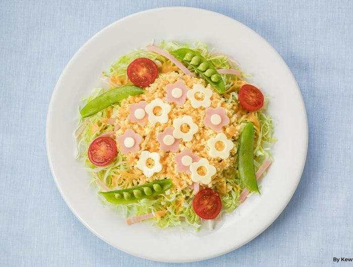 <h1>Spring Cabbage and Egg Flower Garden Salad</h1>