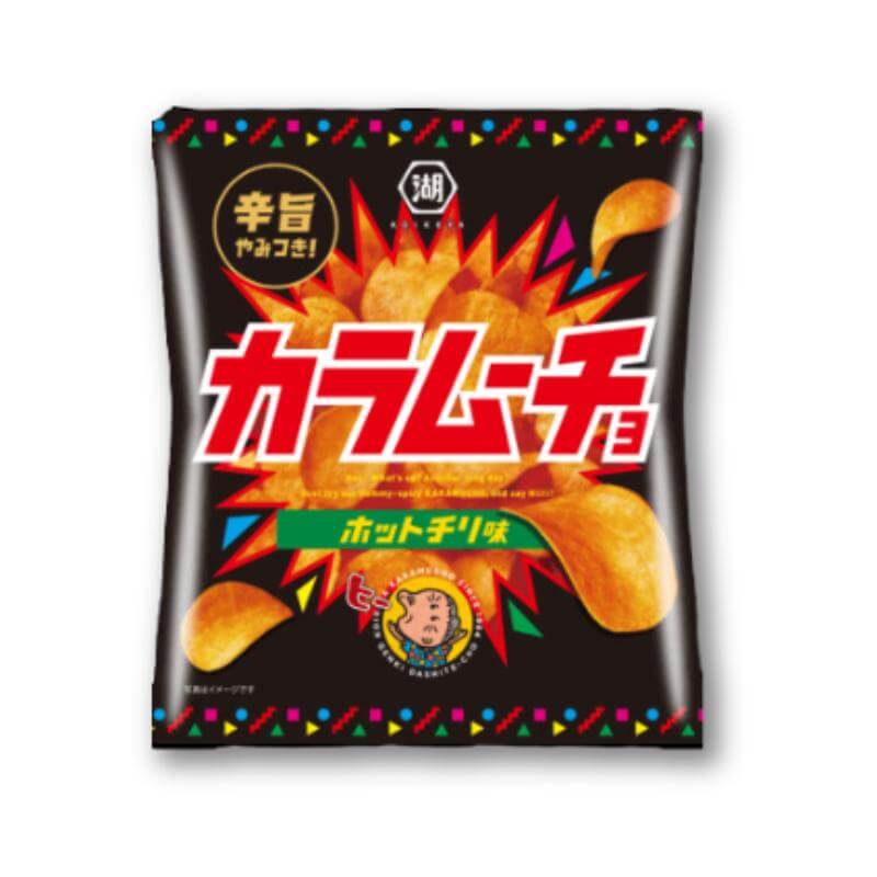 Koikeya Karamucho Potato Chips - Hot Chili - Konbini Stop