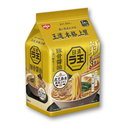 Nissin - Raoh Pork Bone Soy Sauce - 3 Pack