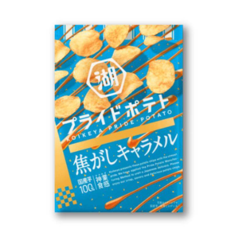 Koikeya PRIDE Potato Chips - Burnt Caramel - Konbini Stop