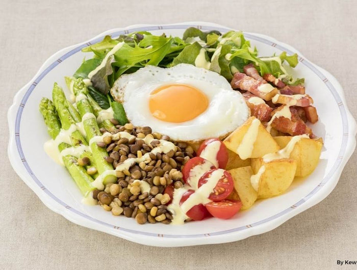 <h1>Asparagus and Lentil Paysanne Salad</h1>