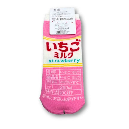 Calcetines de leche de fresa