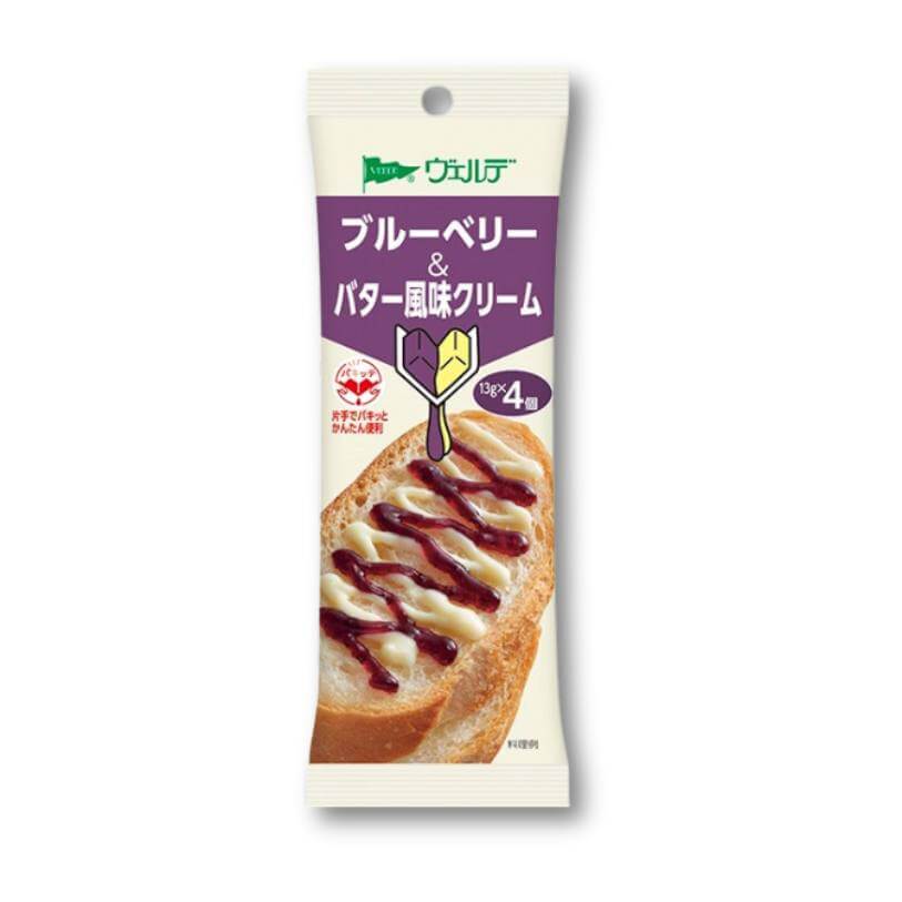 Aohata Toast Spread - Blueberry & Butter 4 pcs Pack - Konbini Stop