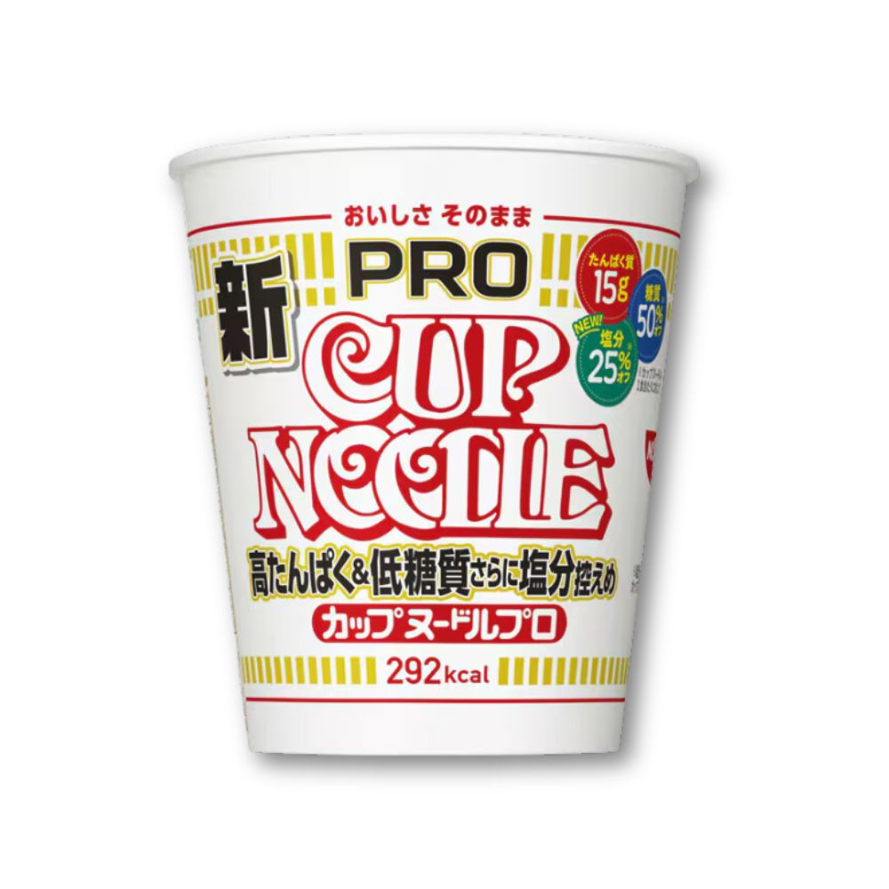 Nissin Cup Noodles PRO - Original Flavor High protein, low sugar, low salt