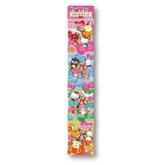 Sanrio Characters Ribbon Biscuits 4 Packs - Konbini Stop