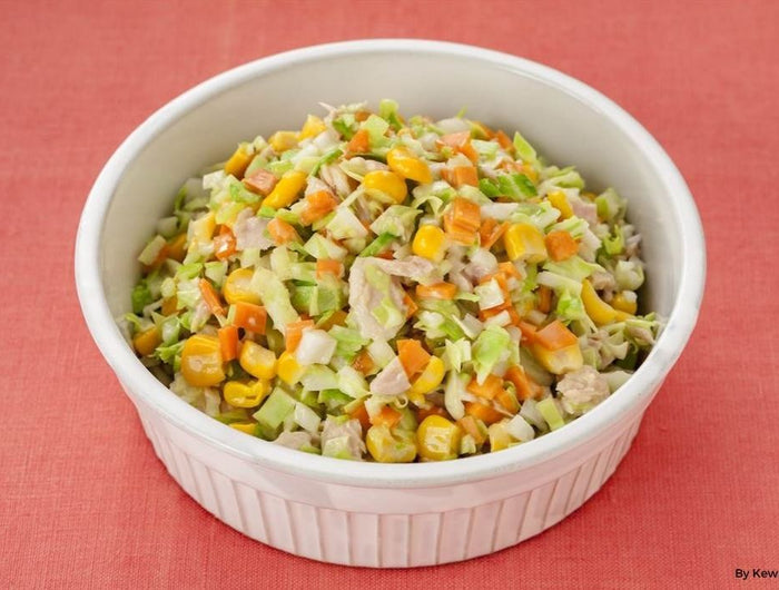 <h1>Chopped Coleslaw with Tuna and Corn</h1>