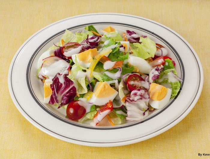 <h1>Mini Tomato and Boiled Egg Salad with Kewpie White French Dressing</h1>