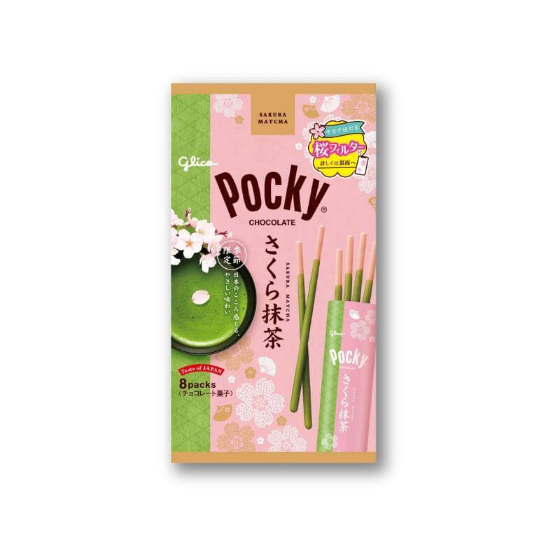 Pocky Biscuit Sticks - Sakura Matcha - Konbini Stop