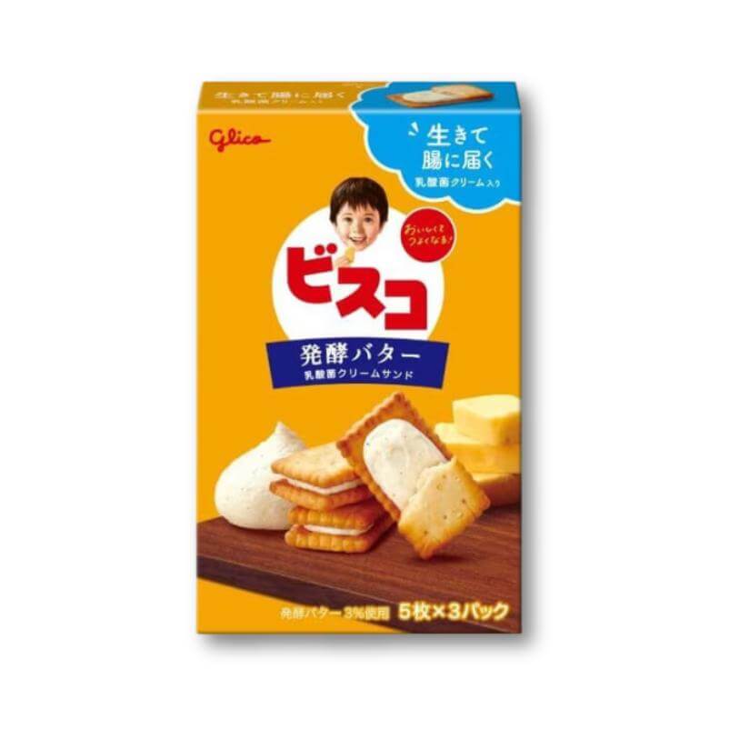 Glico Bisco Fermented Butter Biscuits - Konbini Stop