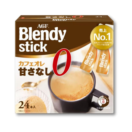 AGF Blendy Stick Café au Lait Ungesüßt (Instantkaffee) 24 Stück