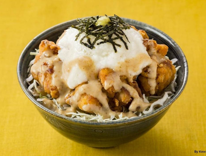 <h1>Karaage and Wasabi Tororo Sesame Salad</h1>