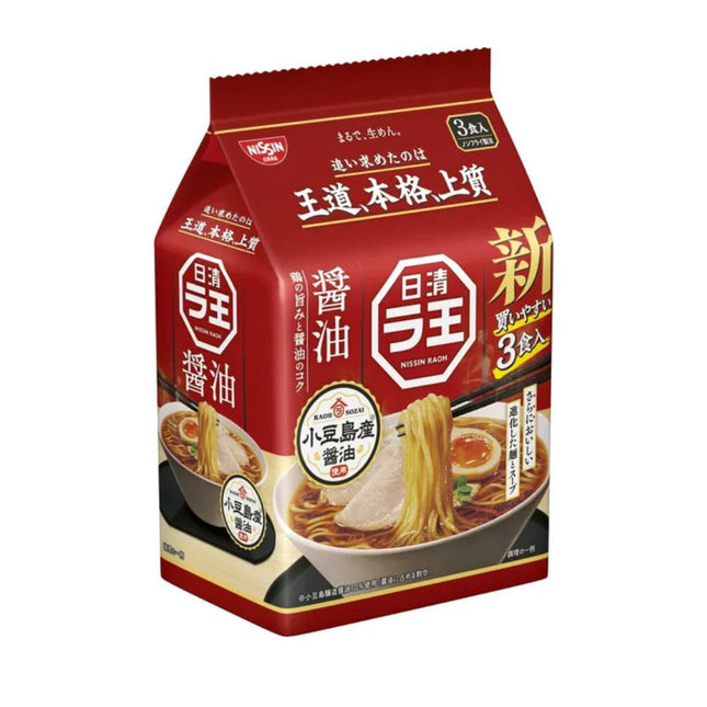 Nissin - Fideos Raoh Dandan - Paquete de 3