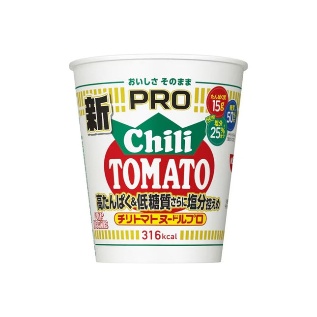 Nissin Cup Noodles PRO - Chili Tomato Low Salt, High Protein & Low Carbohydrate