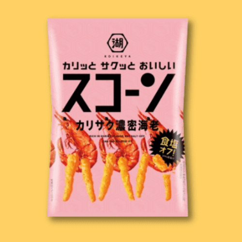 Koikeya Scone Corn Snacks - Salt Off Shrimp