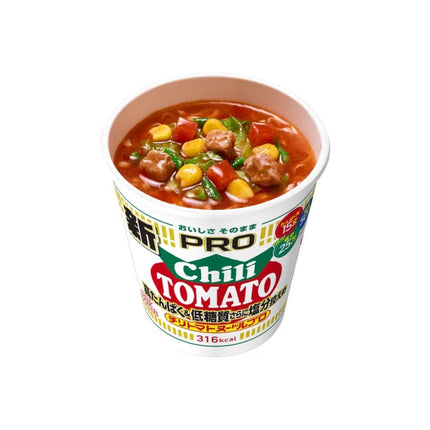 Nissin Cup Noodles PRO – Chili-Tomate, wenig Salz, viel Protein &amp; wenig Kohlenhydrate