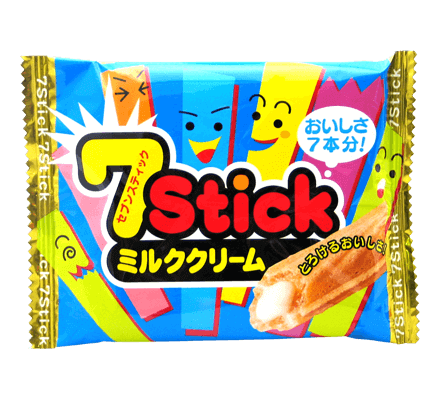 Yaokin - 7-Stick Milk Cream - 10 pcs Pack - Konbini Stop