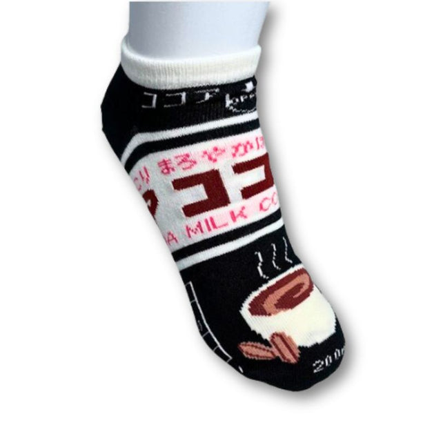 Socken mit japanischem Milchkakao