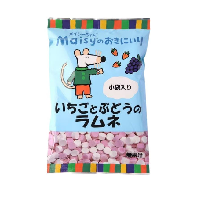 Caramelos Ramune de fresa y uva de Shoukensha Macy-chan