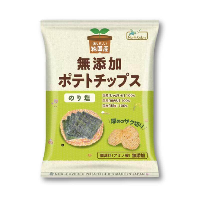 North Colors Additive-free Potato Chips -Seaweed Salt - Konbini Stop