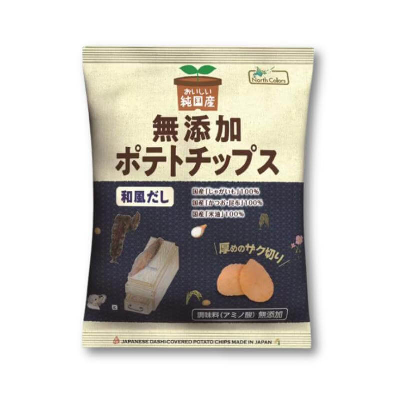 North Colors Additive-free Potato Chips - Japanese Dashi - Konbini Stop