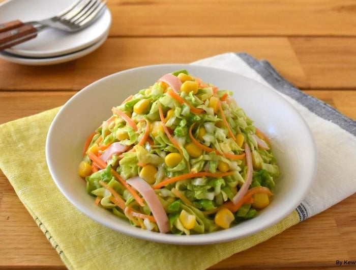 <h1>Carrot and Ham Coleslaw with Corn</h1>