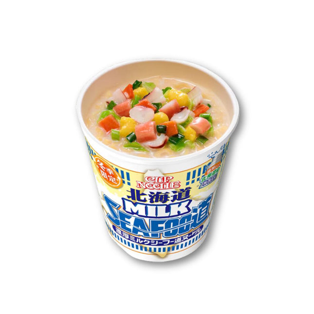 Nissin Cup Nudeln - Hokkaido Milch Meeresfrüchte