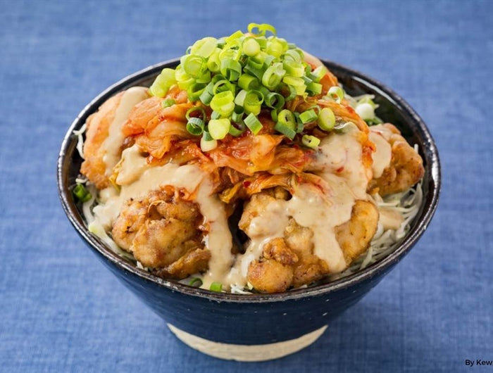 <h1>Karaage and Kimchi Sesame Salad</h1>