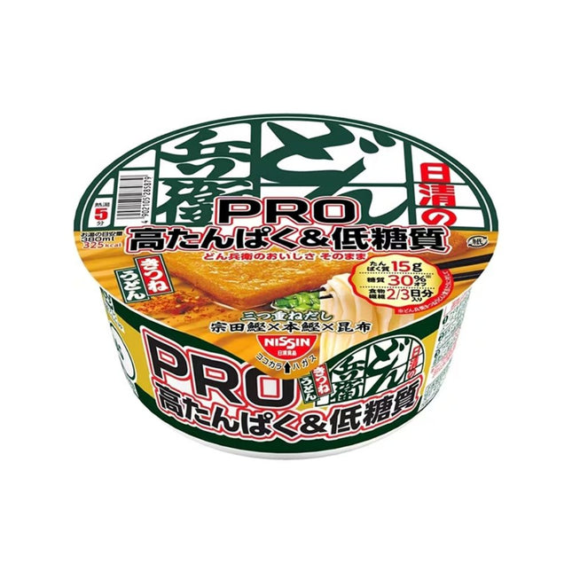 Nissin Donbei - Kitsune Udon PRO con alto contenido de proteínas y bajo contenido de carbohidratos
