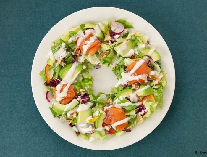<h1>Avocado and Smoked Salmon Wreath Power Salad</h1>