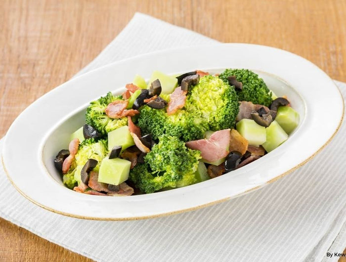 <h1>Broccoli, Bacon, and Black Olive Salad</h1>