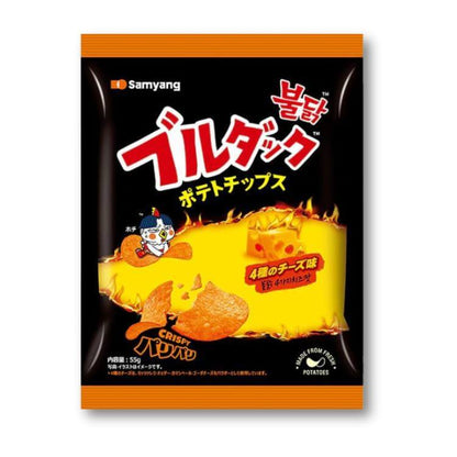 Samyang Buldak Spicy Potato Chips - cheese flavor - Konbini Stop